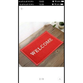Thảm cước Welcome -  thảm nhựa