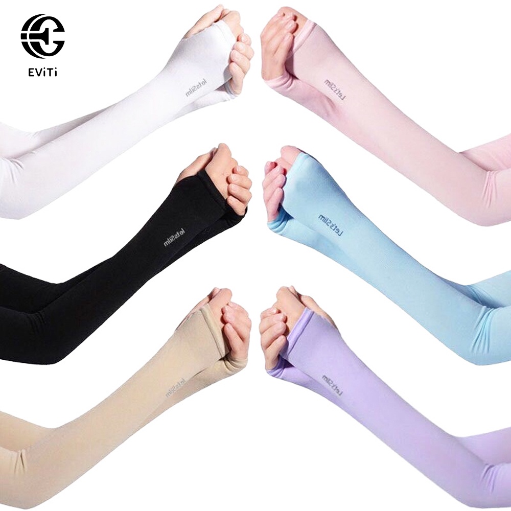 Găng tay chống nắng chống tia UV - Găng tay xỏ ngón bảo vệ da tay,co giãn 4 chiều dùng cho cả nam và nữ