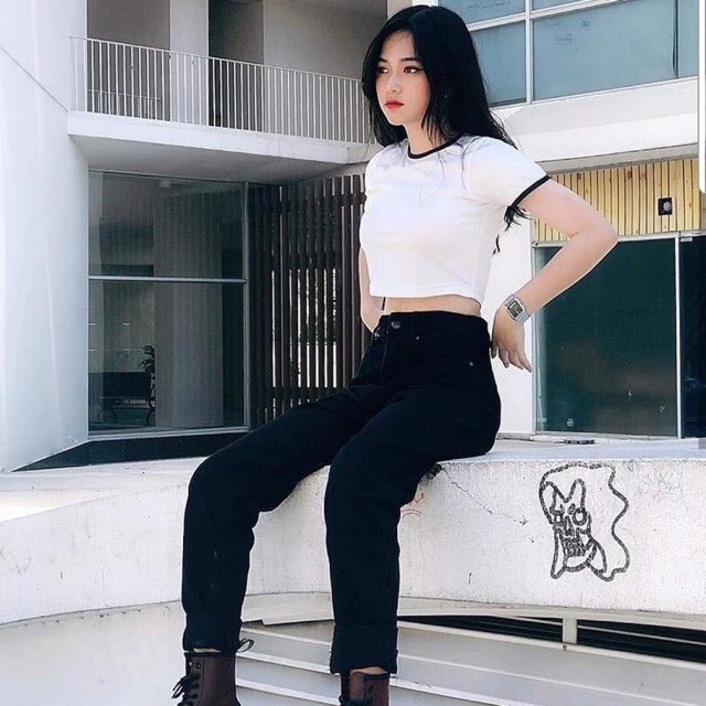 [A0034] Áo croptop bo viền (Sỉ từ 5sp bất kì)