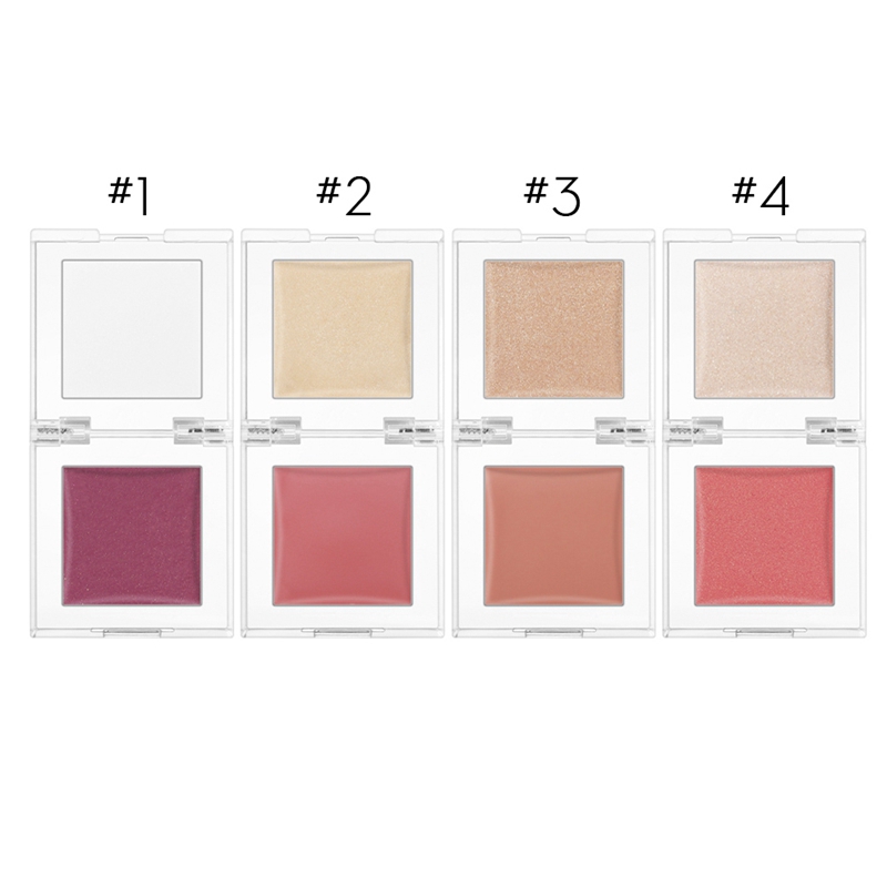 [Hàng mới về] Bảng phấn má hồng NOVO 2 màu tất cả trong một có độ bóng cao làm sáng tông màu da dành cho trang điểm | BigBuy360 - bigbuy360.vn