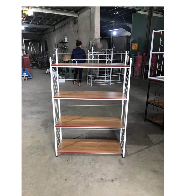 Kệ sách đa năng 4 tầng (lắp ghép)