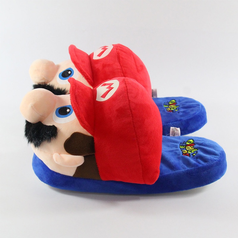 NINTENDO Dép Bông Đi Trong Nhà Hình super mario 27cm