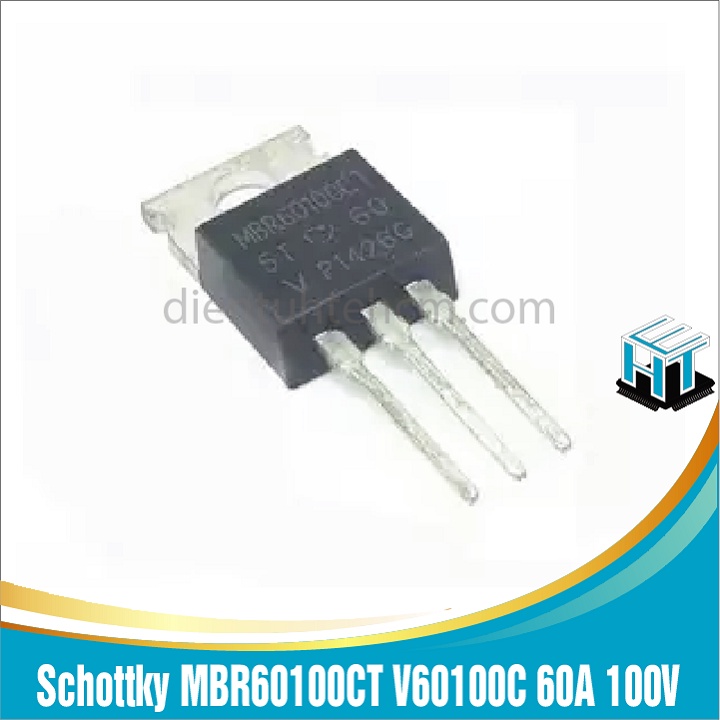 Diot Schottky MBR60100CT V60100C 60A 100V TO-220