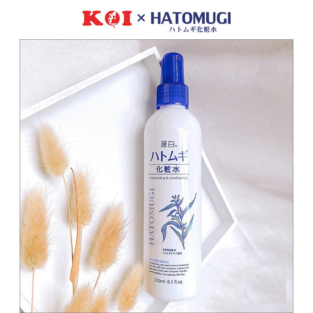 Xịt khoáng dưỡng ẩm và làm sáng da Reihaku Hatomugi 250ml