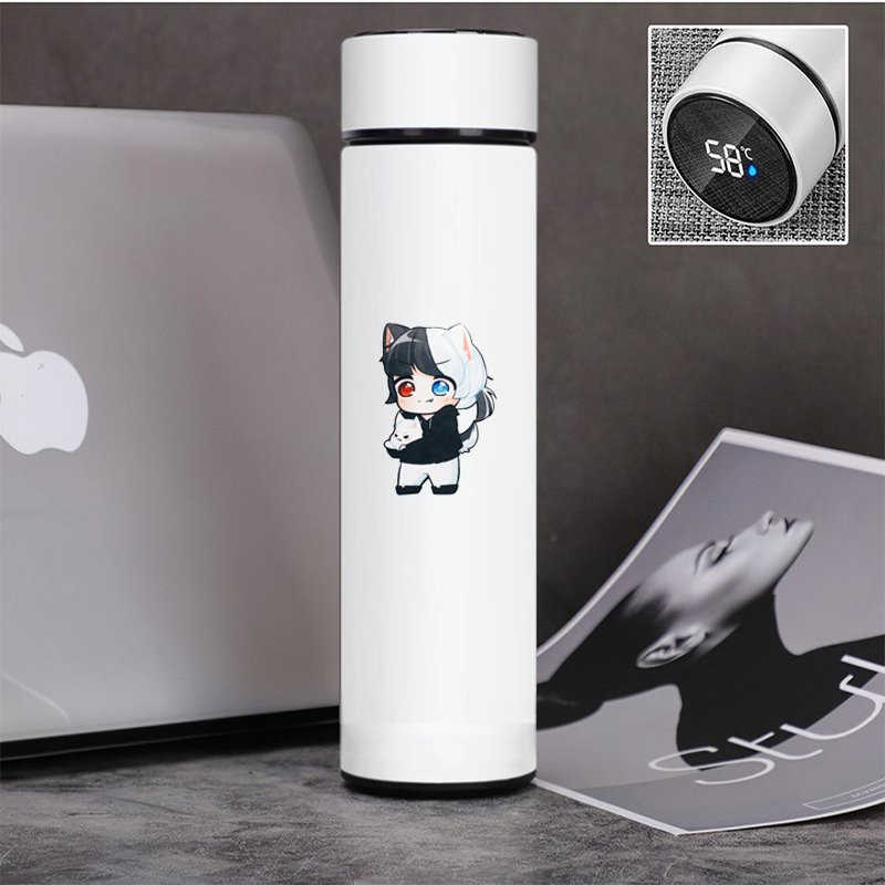 Bình giữ nhiệt đựng nước in hình HERO TEAM ver ÔM THÚ Simmy Phong cận Siro Mr Vịt Sammy Đào Timmy Kairon Timy Kamui