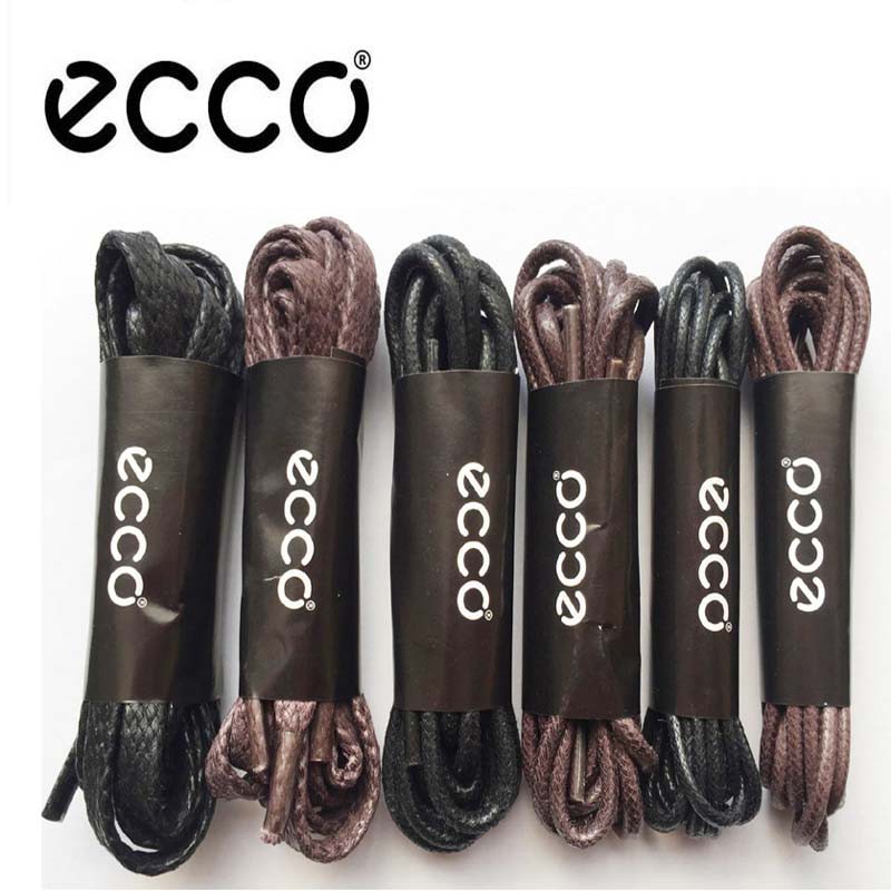 Ecco Giày Cotton Cột Dây Màu Đen / Nâu Thời Trang Cho Nam