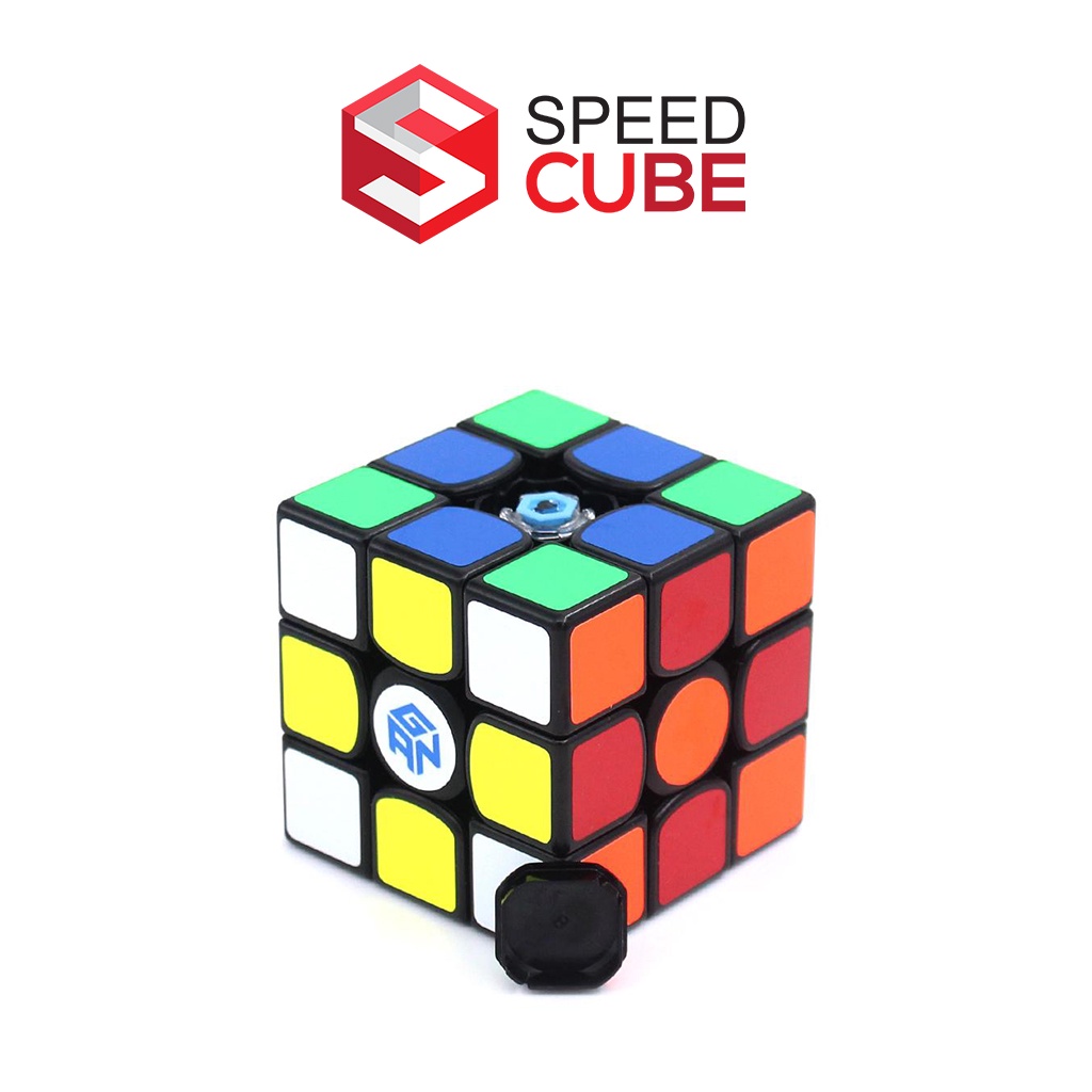 Rubik 3x3 GAN 356 XS Stickerless/Viền đen, Rubik 3x3x3 Nam Châm Chính Hãng Gan - Shop Speed Cube
