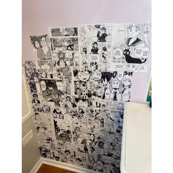 IN ANIME MANGA DÁN TƯỜNG CỰC XỊN 4 TẤM CHỈ 1K