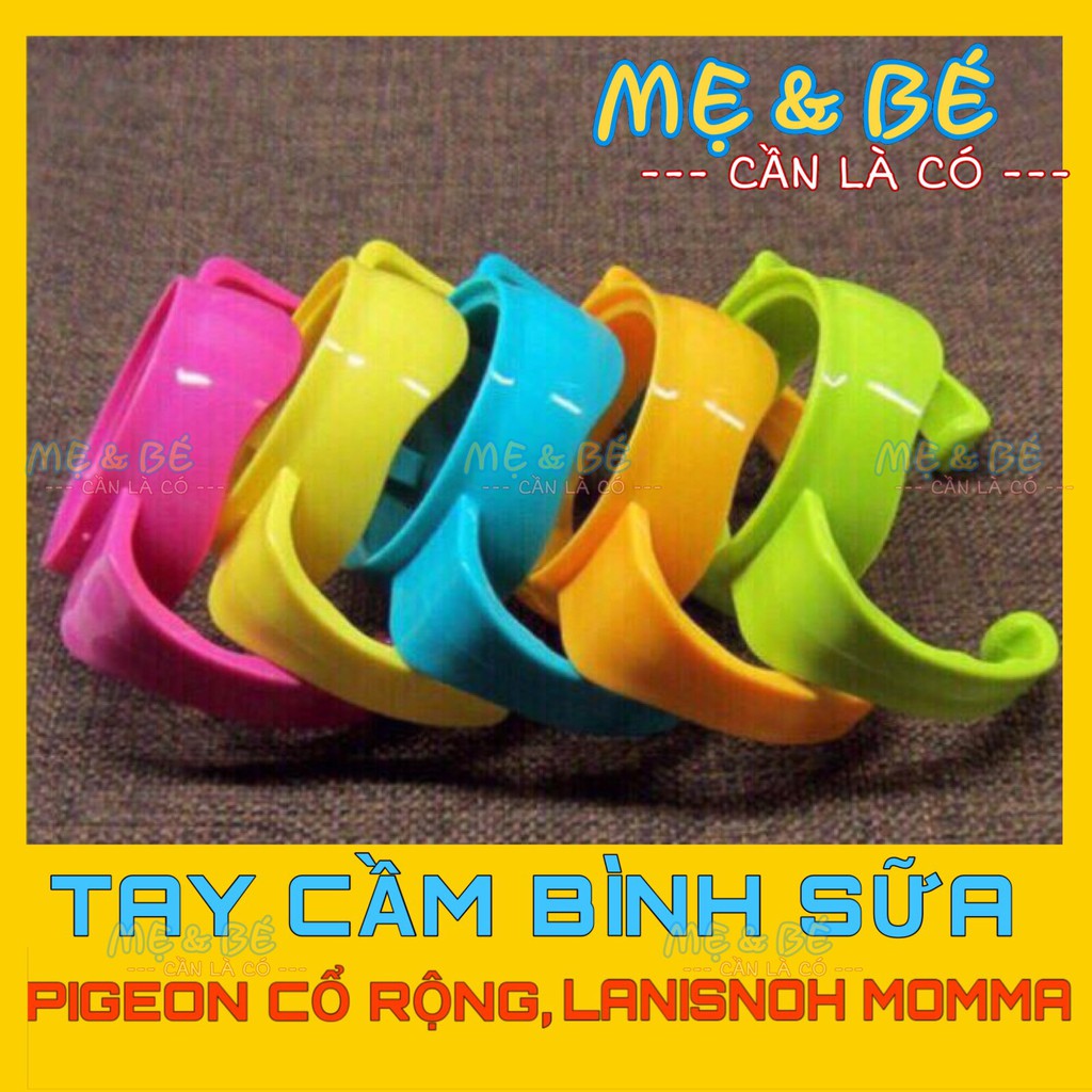 TAY CẦM BÌNH SỮA PIGEON CỔ RỘNG, LANISNOH MOMMA