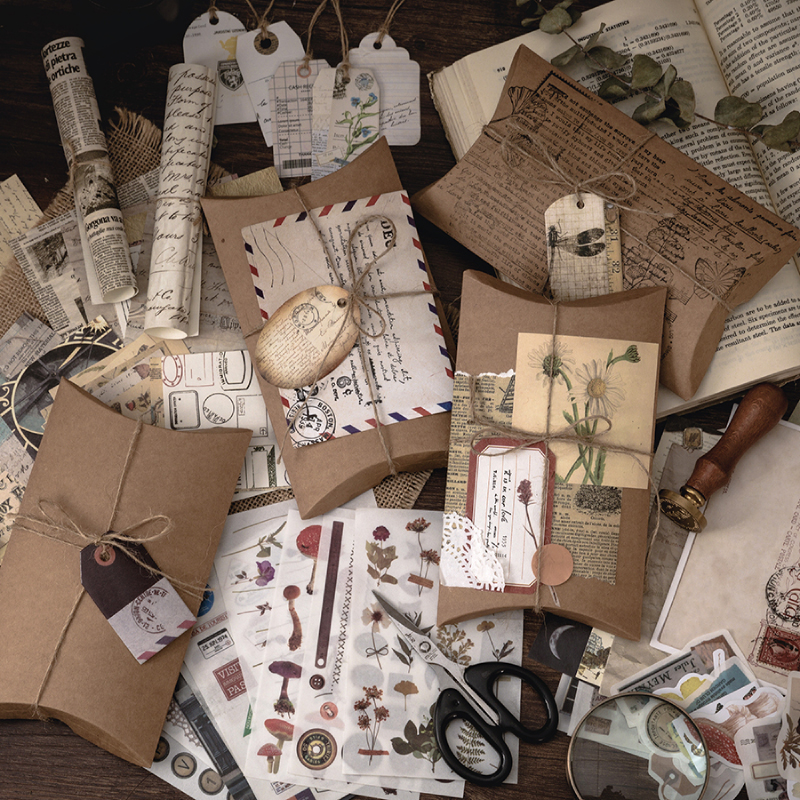 Bộ 30 Giấy Trang Trí Hình Bươm Bướm 6 Kiểu Dùng Để Trang Trí Sổ Tay