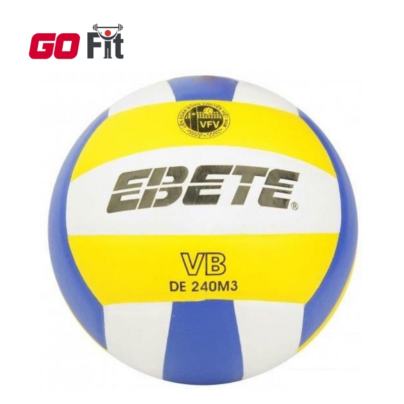 Bóng chuyền Động Lực Ebete DE 240M3 da PU- Banh bóng chuyền tốt DE240m3 cho nam nữ chính hãng dùng c