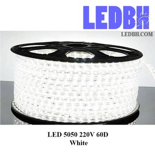 50m led dây 5050 màu trắng và 3 nguồn