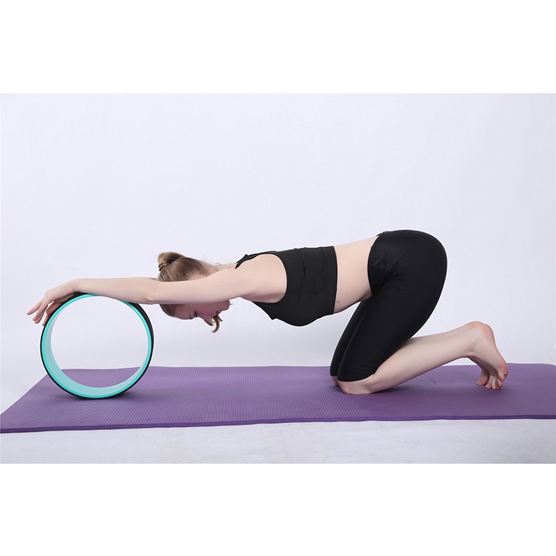 Vòng tập Yoga nhựa ABS 33cm bọc cao su chống trơn trượt  GEPO