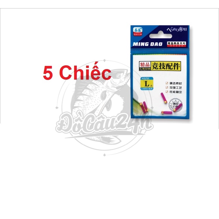Gói 5 Chân Cắm Phao Silicon Ming Dao Dùng Cho Cần Câu Đài