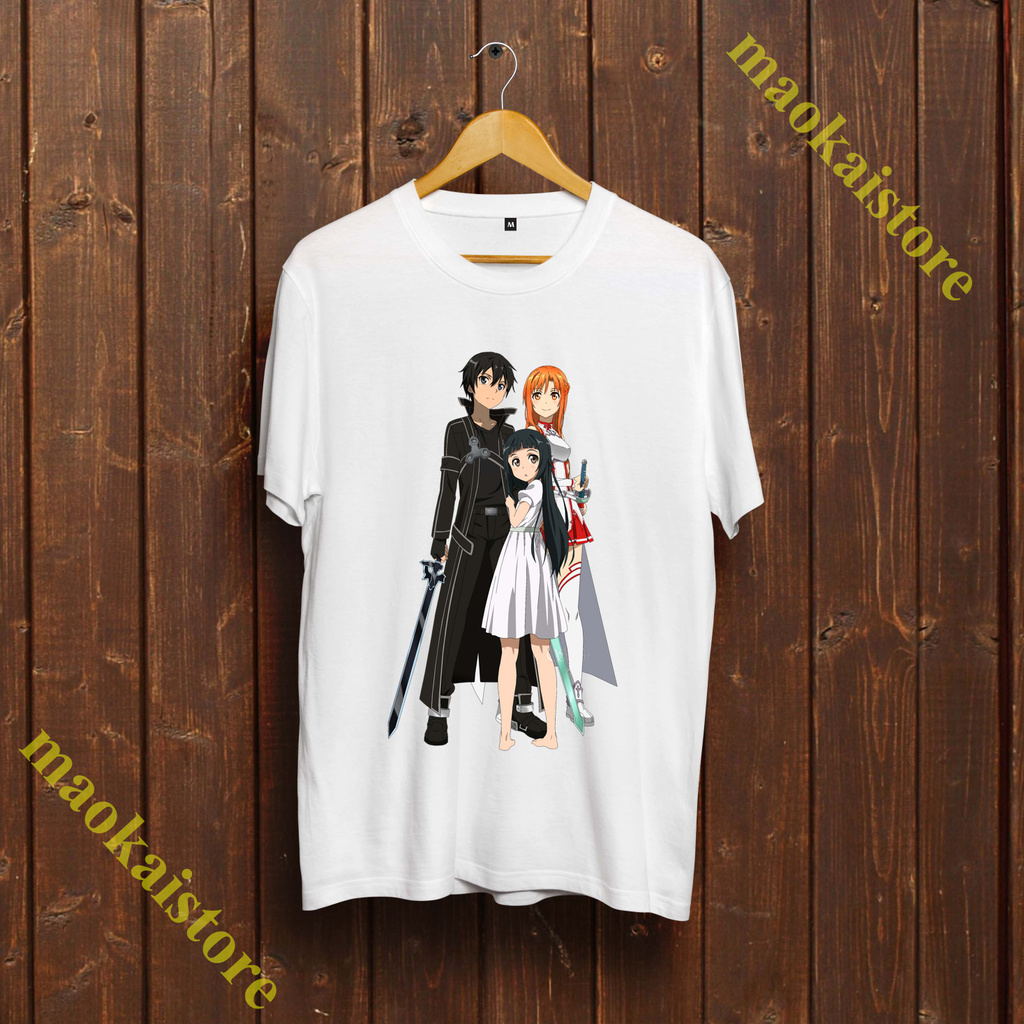 [DISCOUNT] 🔥 Áo Thun Unisex Kirito - Áo Thun Unisex Sword Art Online mềm mại, thoáng mát - SAO-004