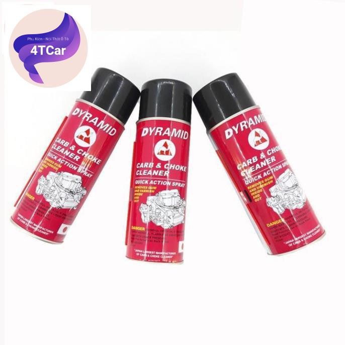 Xịt chế. Bình xịt rửa chế hòa khí  DYRAMID 450ml