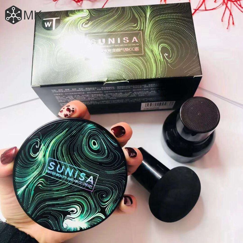Phấn nước SUNISA Air Cushion CC Cream với mút tán hình nấm tiện lợi cho trang điểm | BigBuy360 - bigbuy360.vn