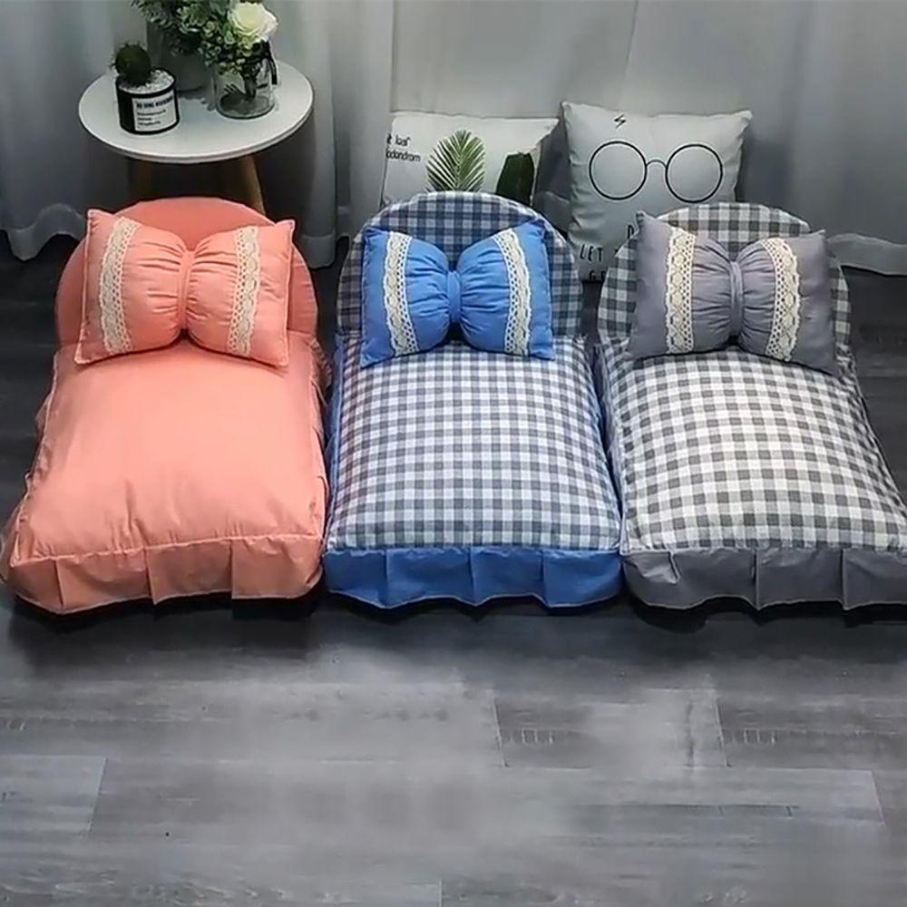Giường Ngủ Mềm Mại Kiểu Công Chúa Sang Trọng Kèm Gối Cho Thú Cưng