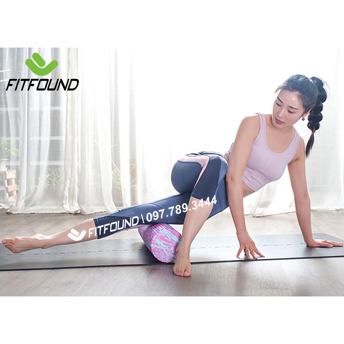 [Mã MASK2630K giảm 15% tối đa 30K đơn từ 99K] Con lăn foam roller massage giãn cơ mát xa trị liệu cột sống dãn cơ 90 cm