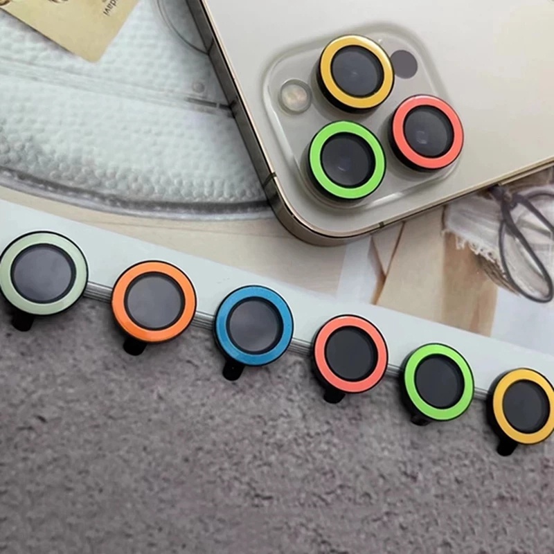 Miếng Dán Cường Lực 3D Cho Camera Sau IPHONE 14 13 12 11 Pro Max 13 mini