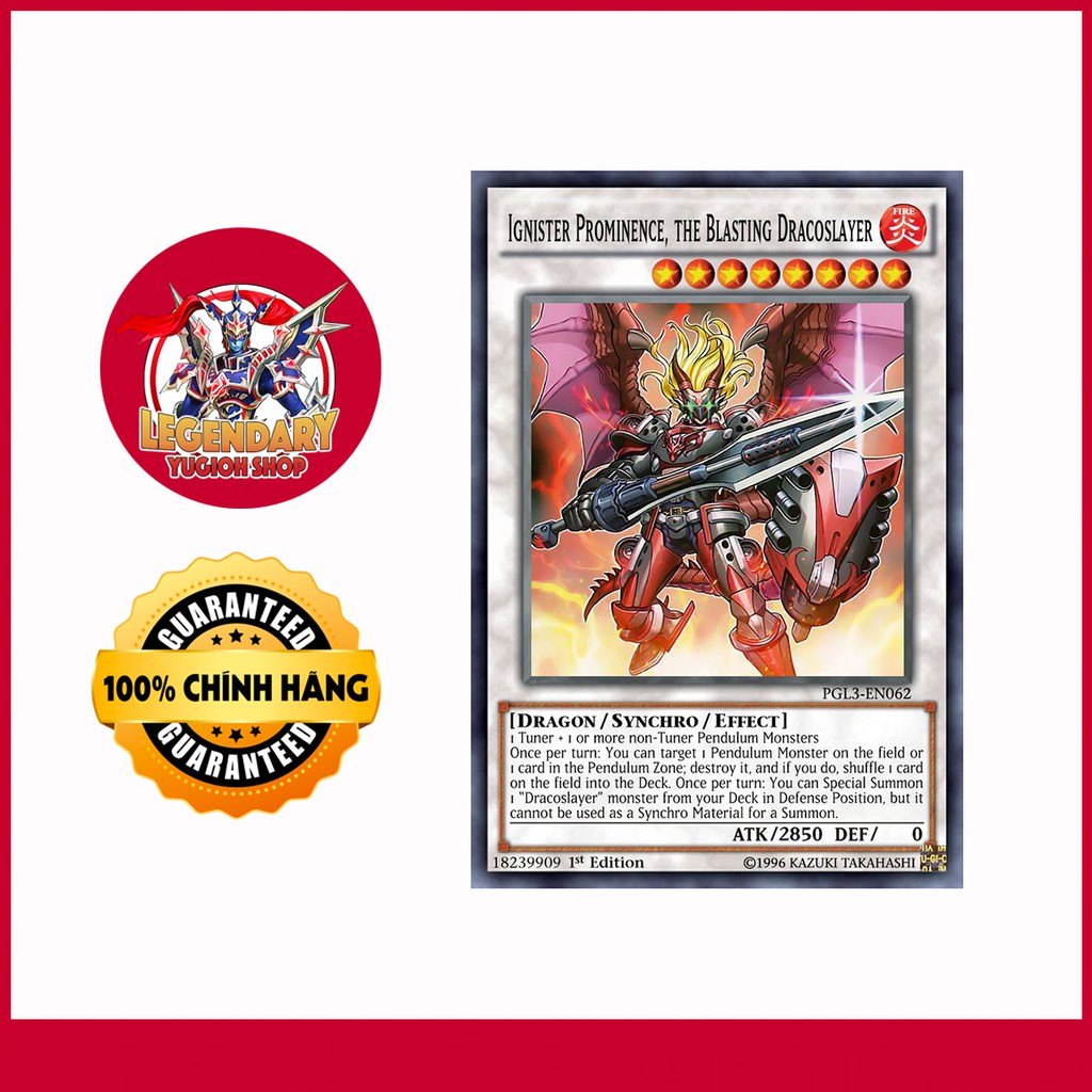 [EN-JP][Thẻ Bài Yugioh Chính Hãng] 'Ignister Prominence, The Blasting Dracoslayer'