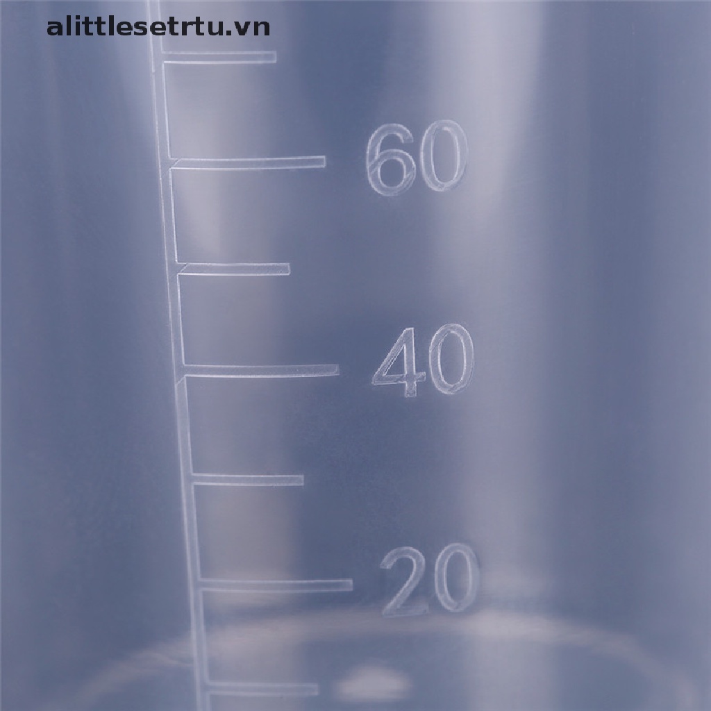 Bình Thí Nghiệm Bằng Nhựa 100ml Có Nắp Đậy Tiện Dụng