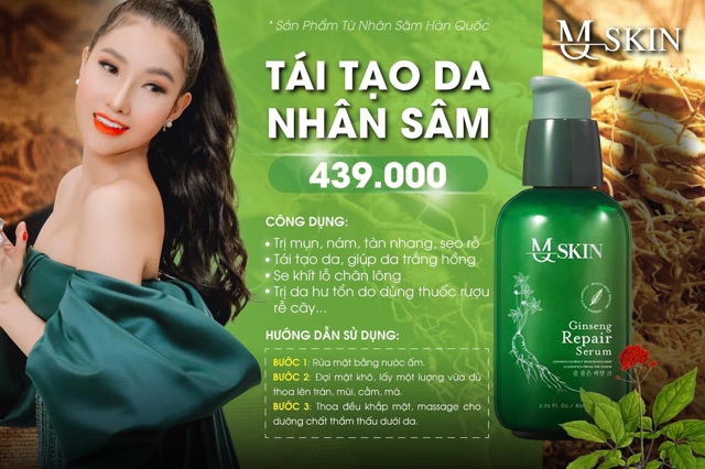 Serum tái tạo da nhân sâm MQskin ♥️Chính hãng♥️ Trị dứt điểm các vấn đề về da | BigBuy360 - bigbuy360.vn