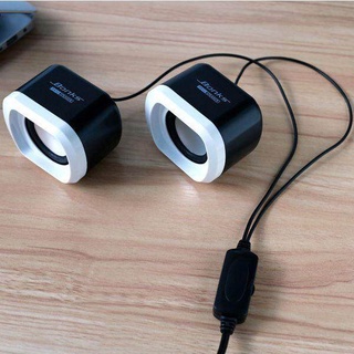 【Th 3-5 】free shipping USB 2.0 notebook speakers wired stereo mini computer speaker for desktop laptop note PC mp3 m book