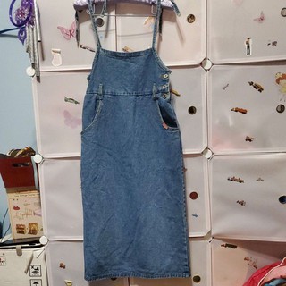 đầm yếm jeans