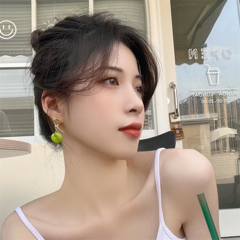 Hoa tai bạc s925 màu sắc đơn giản dễ phối đồ thời trang xuân hè cho nữ G020