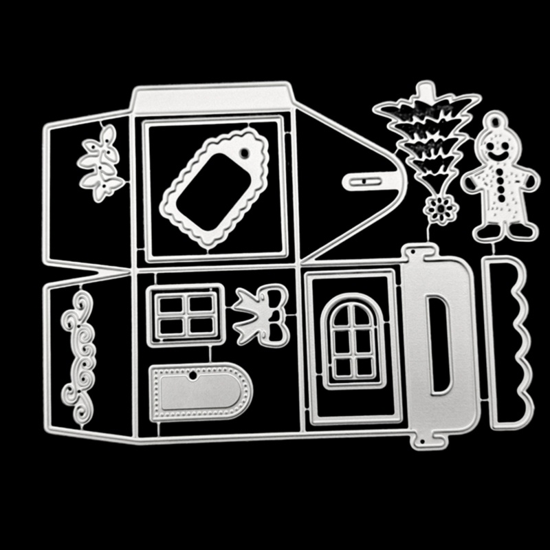 Khuôn Cắt Giấy Kim Loại Hình Hộp Đựng Blala