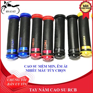[CÓ VIDEO] Tay nắm bao tay cao su xe máy RCB cực mềm min êm ái - Hàng chuẩn, đủ màu - Đèn xe Việt