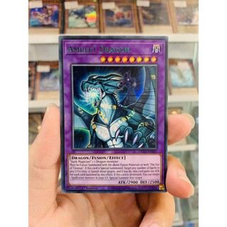 Thẻ Bài Lẻ YugiOh! Mã DLCS-EN005 - Amulet Dragon - Ultra Rare (Green) - 1st Edition