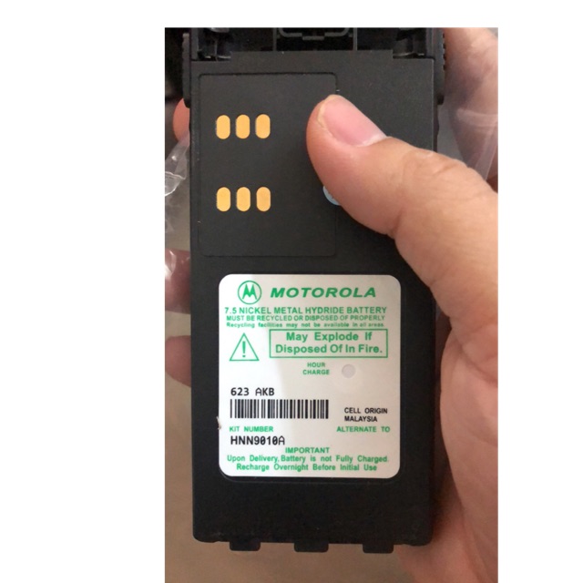 Pin máy bộ đàm motorola gp338/gp328