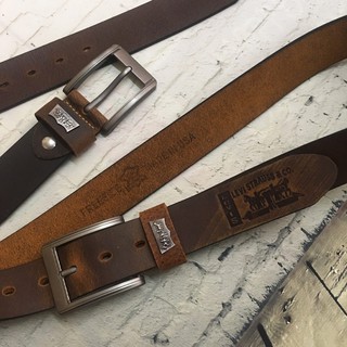 Thắt Lưng Cao Cấp Da Bò Nguyên Miếng Hiệu Levi's Ngựa Kéo Xe