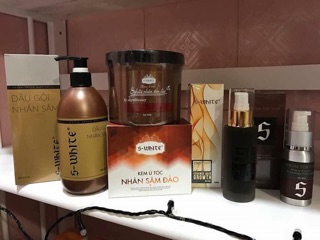 Combo dầu gội + ủ nhân sâm đào Swhite