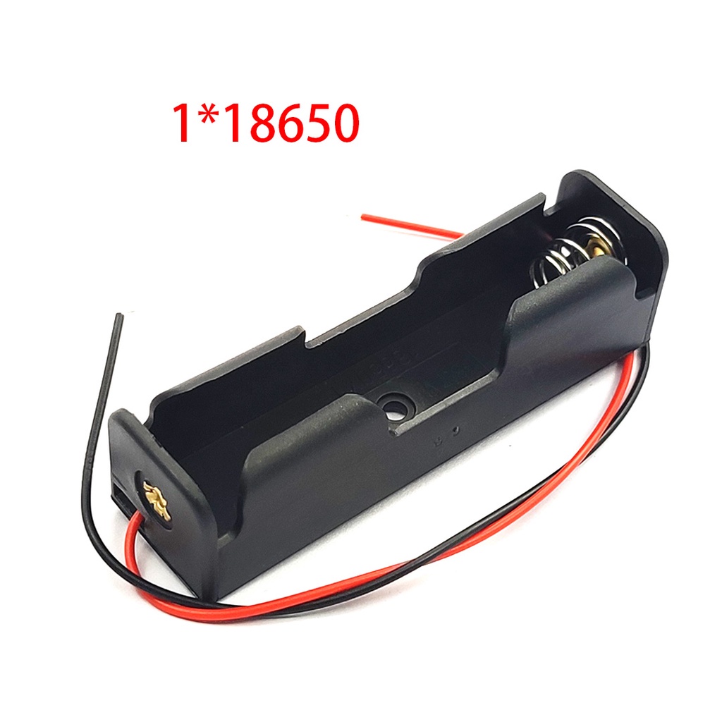 Hộp Đựng Pin 18650 1/2/3/4 Ngăn DIY Có Kẹp Giao Hàng Tiện Lợi