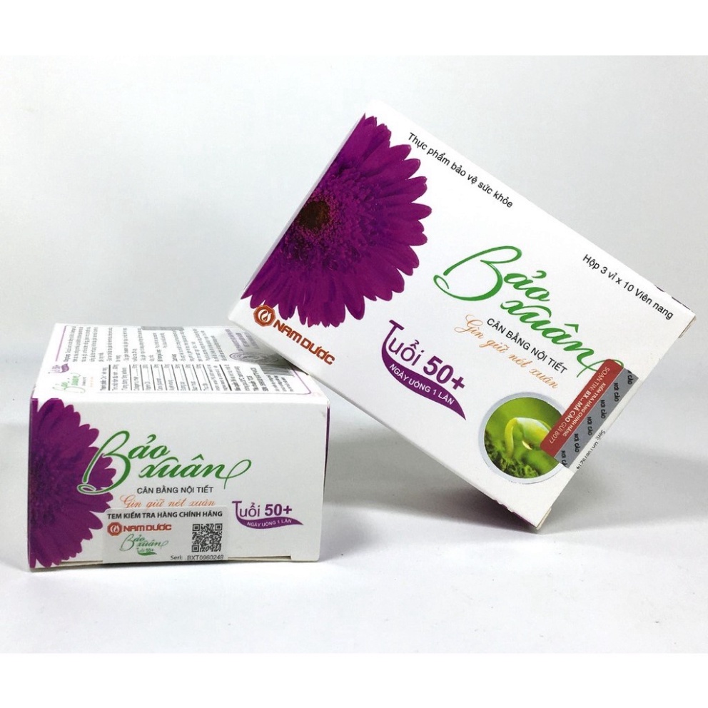 [Chính hãng] Bảo Xuân Tím ( Bảo Xuân 50+ ) Nội tiết tố số một - GIẢM SẠM DA - NÁM DA - KHÓ NGỦ