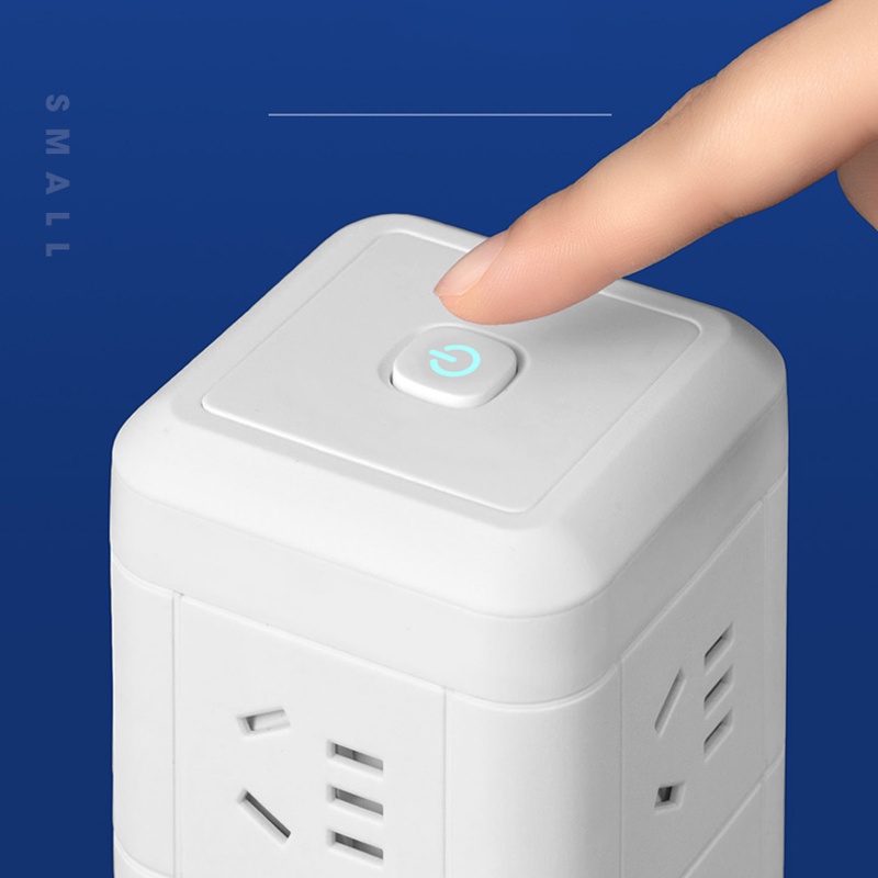 Ổ cắm điện đa năng 8/12 giắc 3600w 2,8m hỗ trợ giắc cắm USB