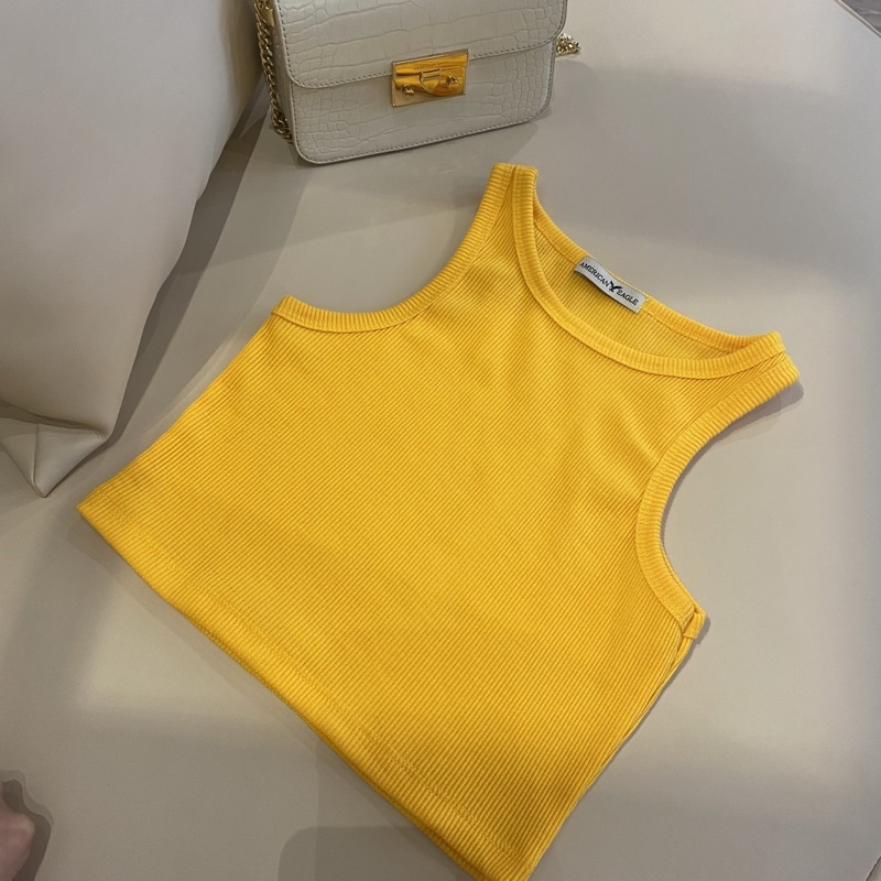 Áo ba lỗ nữ croptop- chất tăm co dãn 4 chiều loại dày dặn không dão