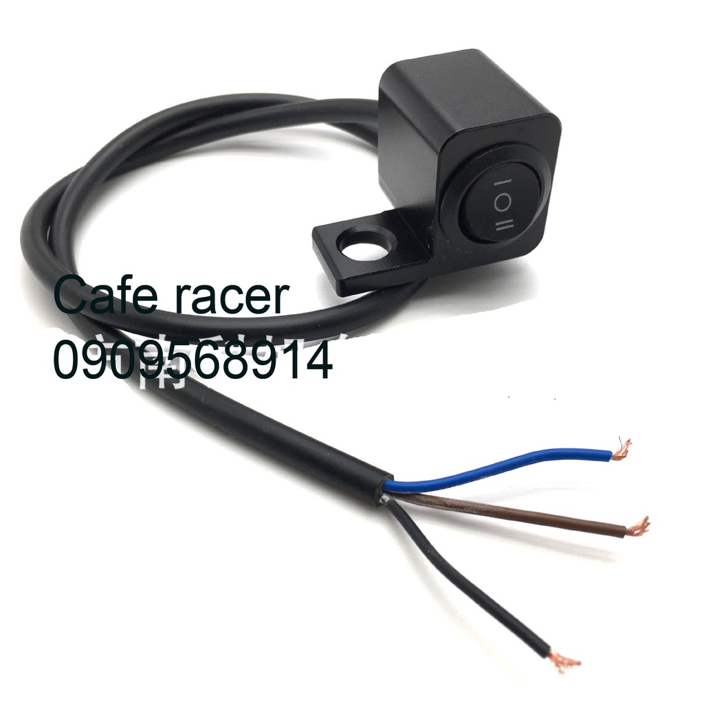 Công tắc nhôm chống nước lắp chân gương 2 chế độ sáng cho 2 bóng đèn và loại 1 chế độ