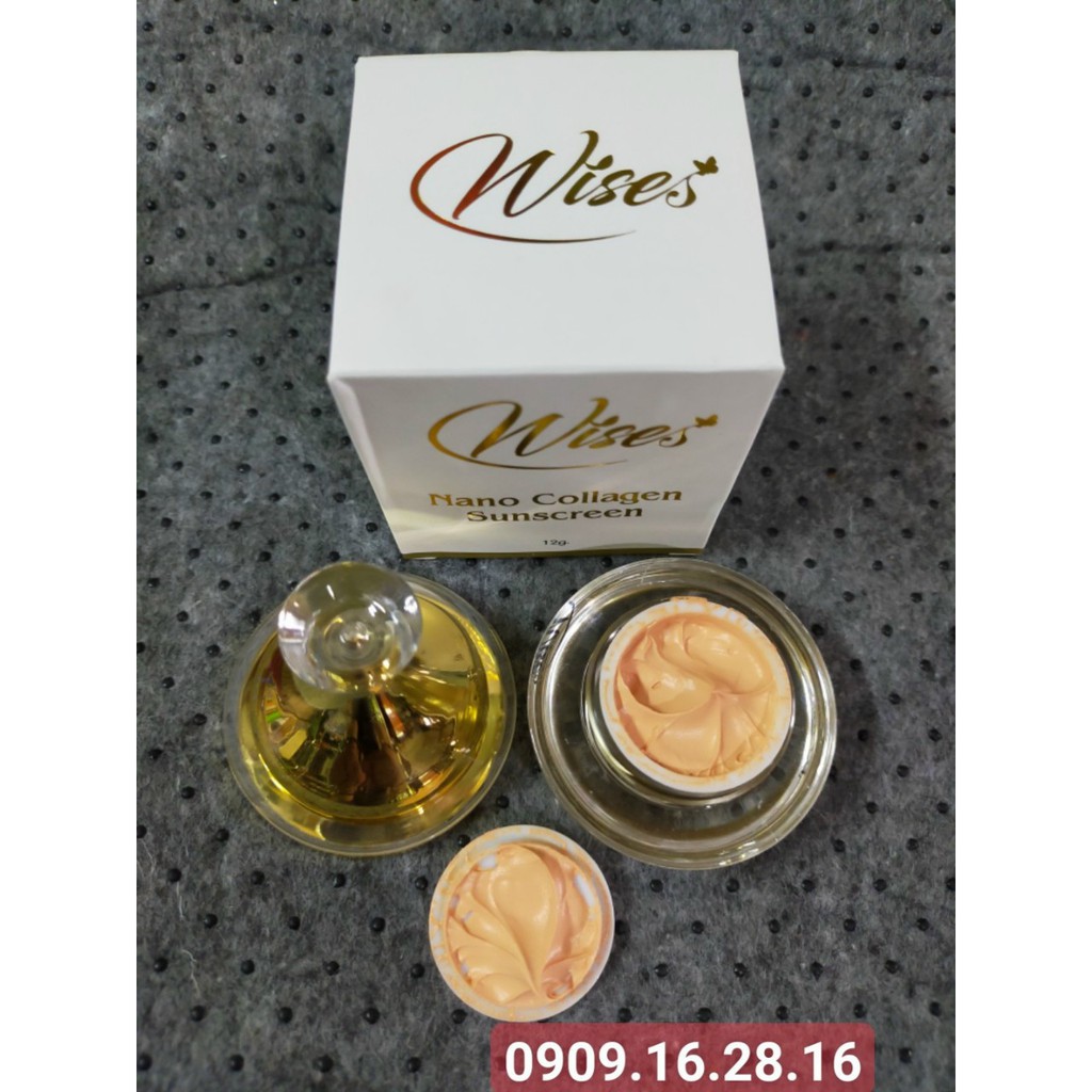 [HIỆU QUẢ 100%] Kem chống nắng Wise Nano Collagen THÁI LAN [CHÍNH HÃNG]