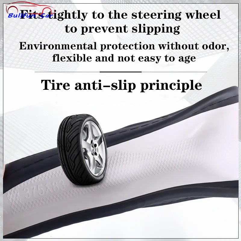 Vỏ Bọc Vô Lăng Xe Hơi Bằng Da Thoáng Khí Cho Hyundai Elantra i10 Grand Starex SantaFe Sonata Tucson Getz Matrix Accent Lafestara ix25 ix35 2018 2019 2021