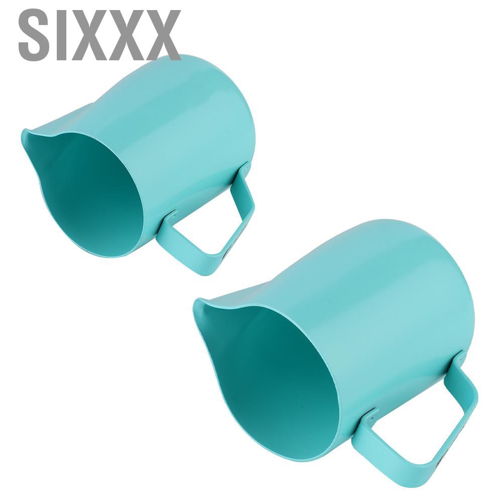 Sixxx Stainless Steel Coffee Pitcher Milk Frothing Jug Cup for Latte Art Making