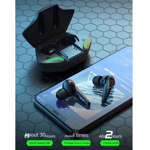 Tai nghe chơi game itikun không dây Tws bluetooth 5.0 độ trễ thấp với mic