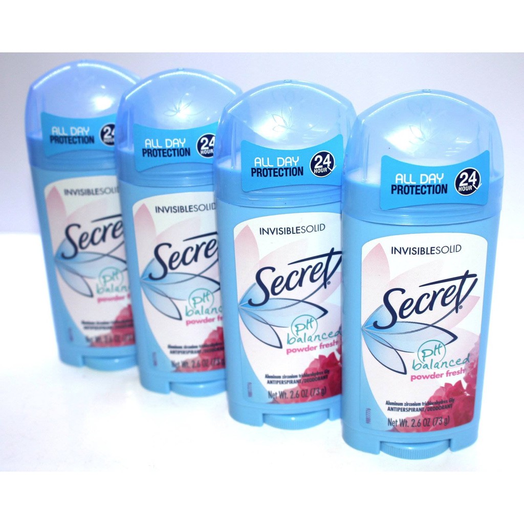 Lăn khử mùi dành cho nữ Secret Clear dạng sáp 73g hương thơm đa dạng, ngăn mùi hiệu quả