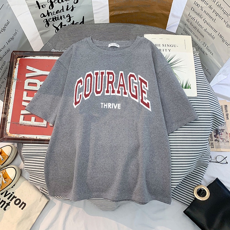 Hàng Mới Về Áo Thun Ngắn Tay Cổ Tròn In Hình Truyện Tranh Phong Cách Âu Mỹ Cho Nam Và Nữ