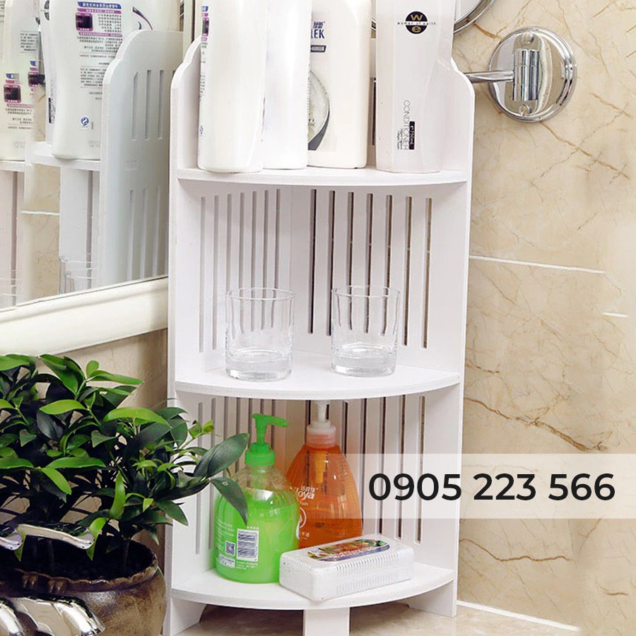 Kệ góc phòng tắm loại Vừa - Cao 60cm ngang 22cm - | BigBuy360 - bigbuy360.vn