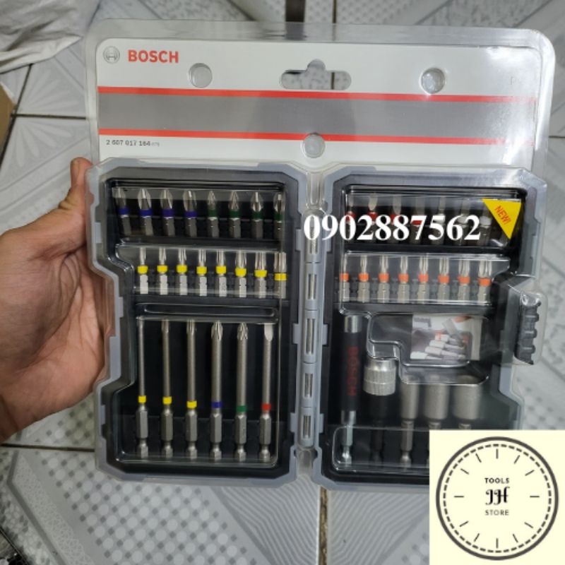 Bộ dụng cụ 43 chi tiết Bosch 2607017164 (bộ mũi bắt vít đa năng 43 món)