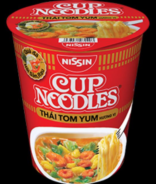 Mì ly Cup Noodles Nissin 70 gr Thái Lan. Date 19/12/2020.
